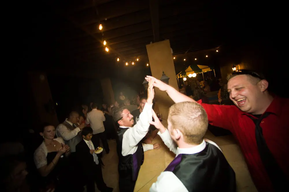 Father of the Bride Arm Wrestling at the bar at The Refuge Lake Havasu