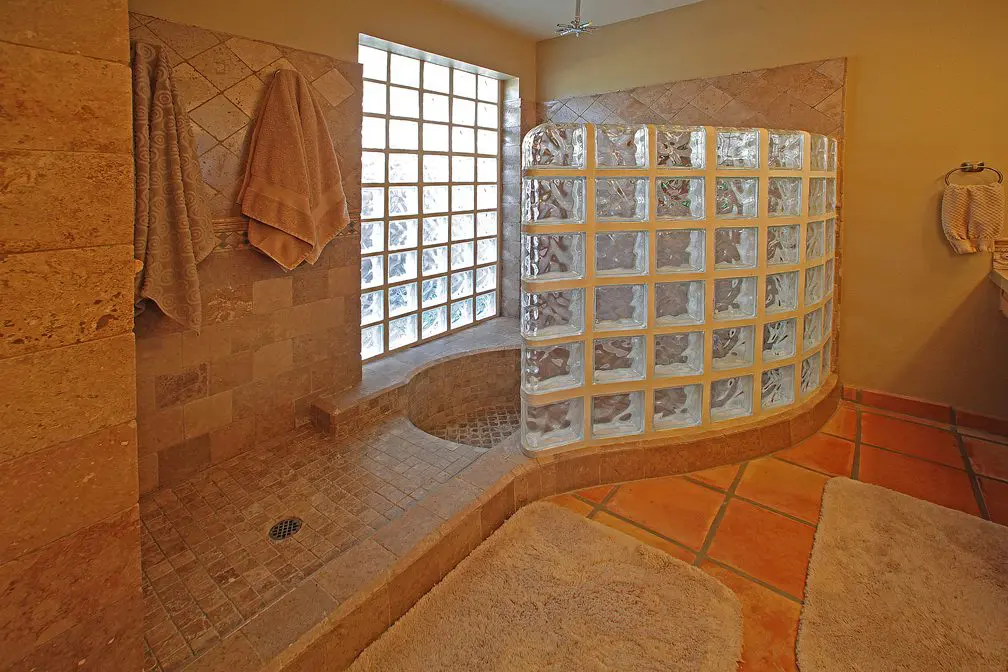open shower and tub combo