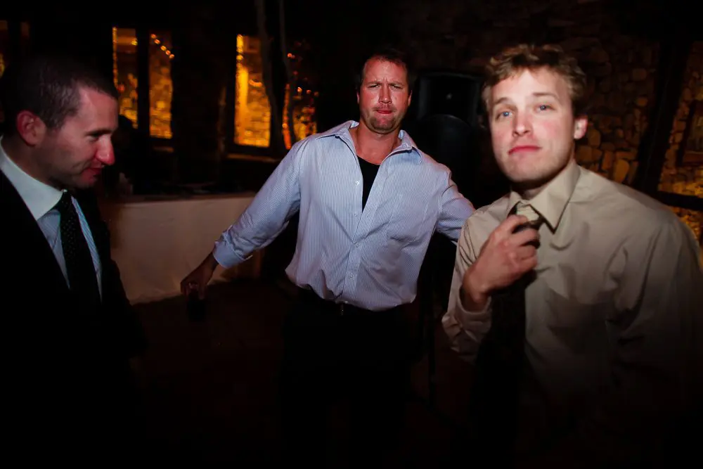 lets party wedding guests like to get down