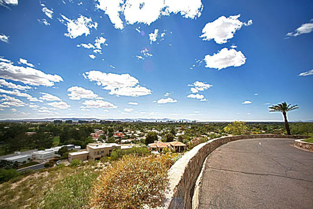 Great Phoenix views at Wrigley Mansion