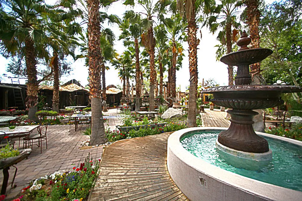 courtyard with fountain view
