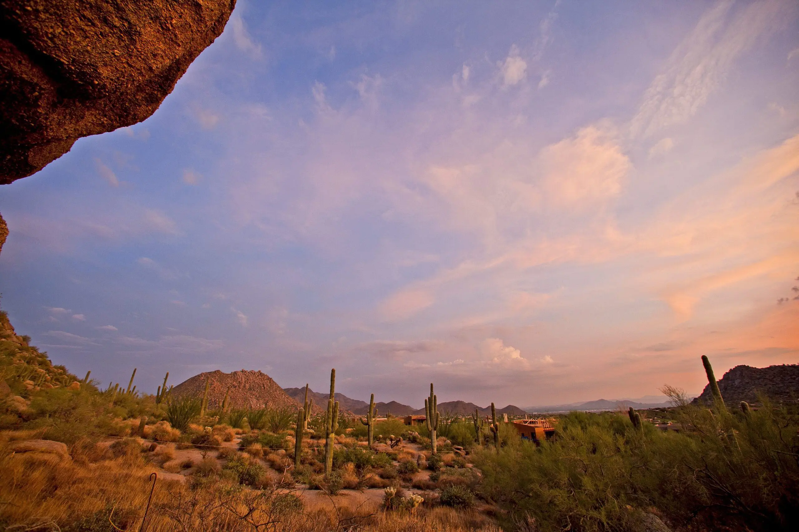 pinnacle peak views of mcdowell mountains