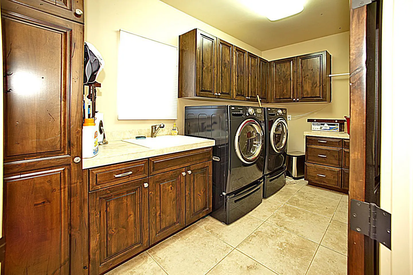 wood cabinets