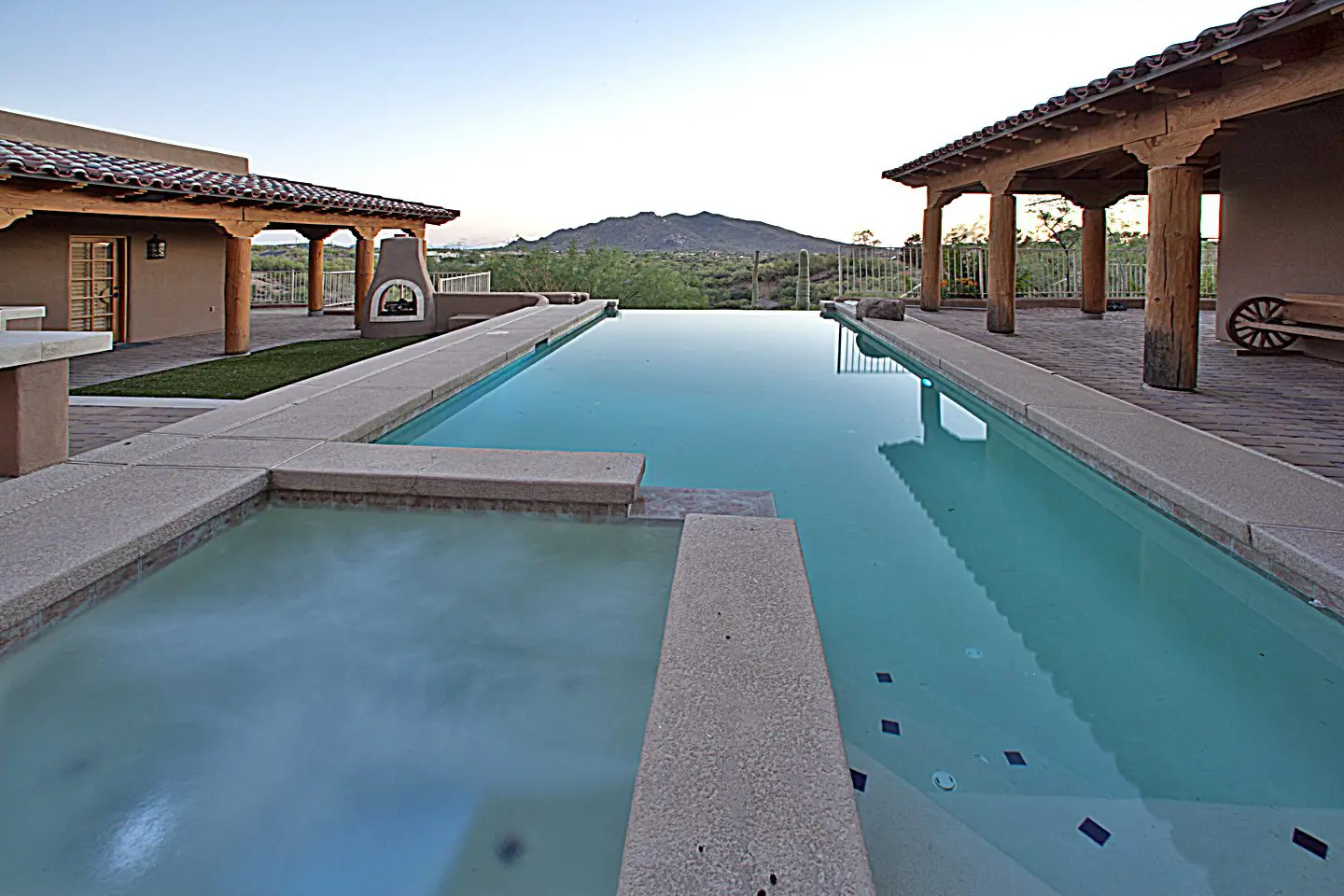 view from pool