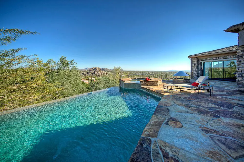 pool in the afternoon
