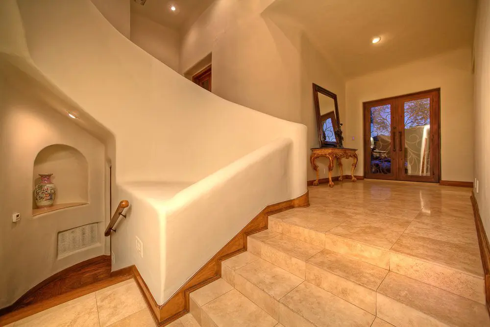 view to front door