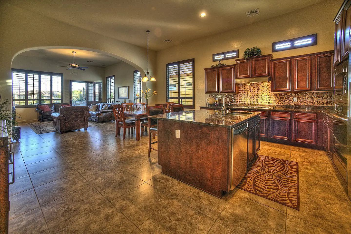 open concept kitchen