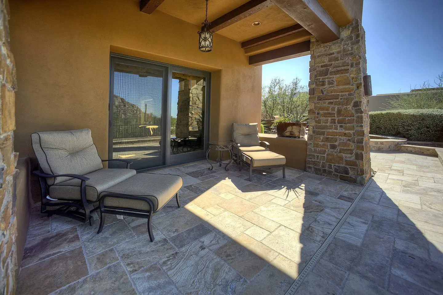 master bedroom private patio