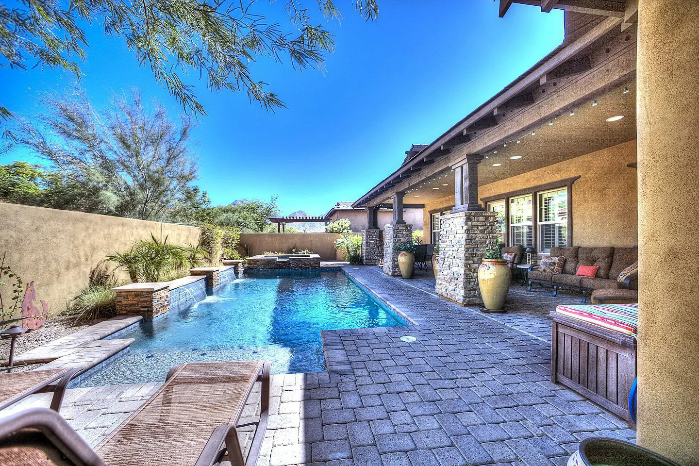 beautiful backyard