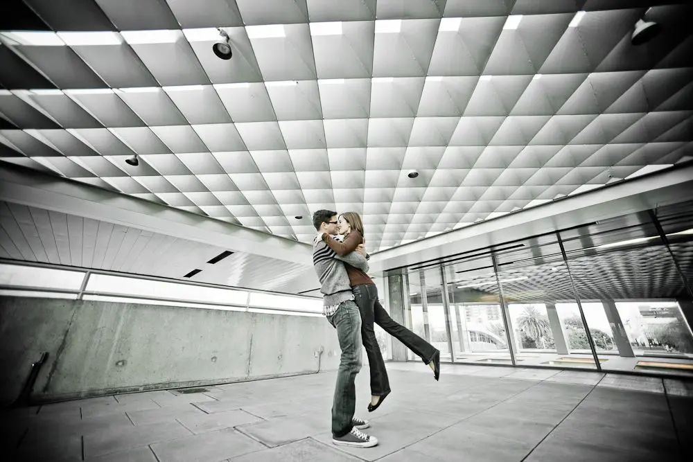 downtown engagement session in phoenix