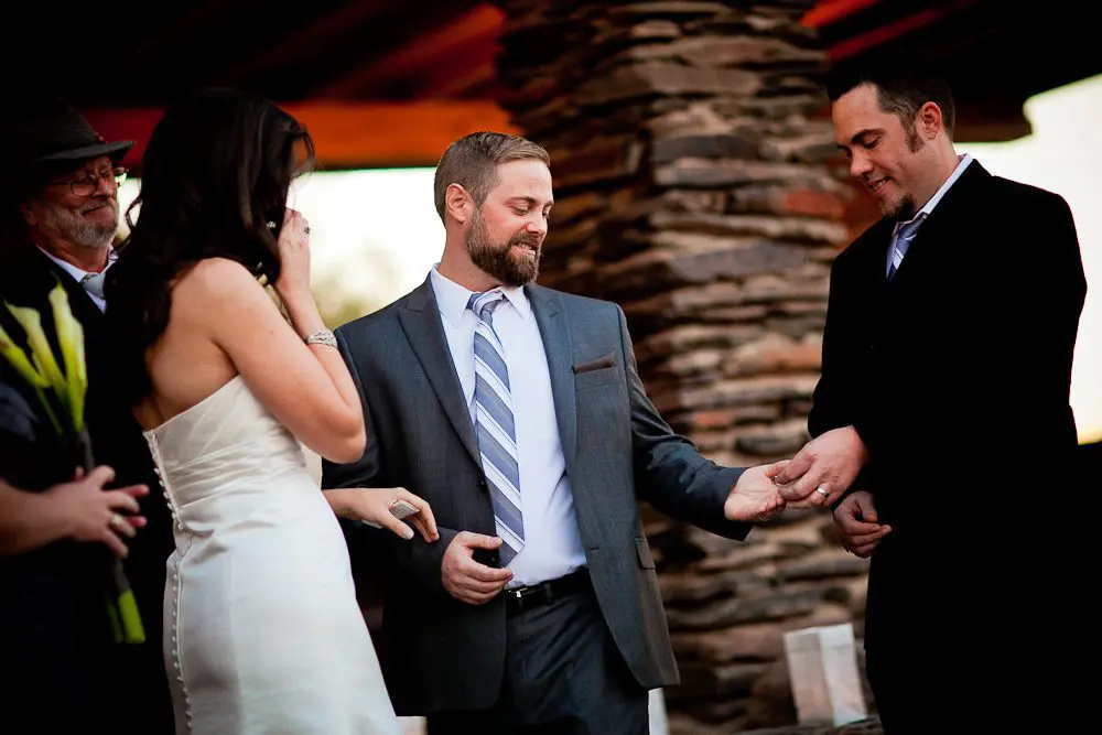 the groom needs the rings