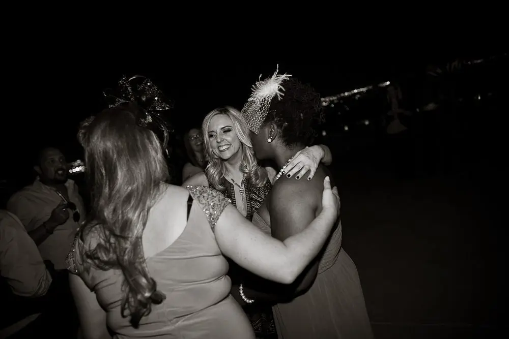 hugging during dancing