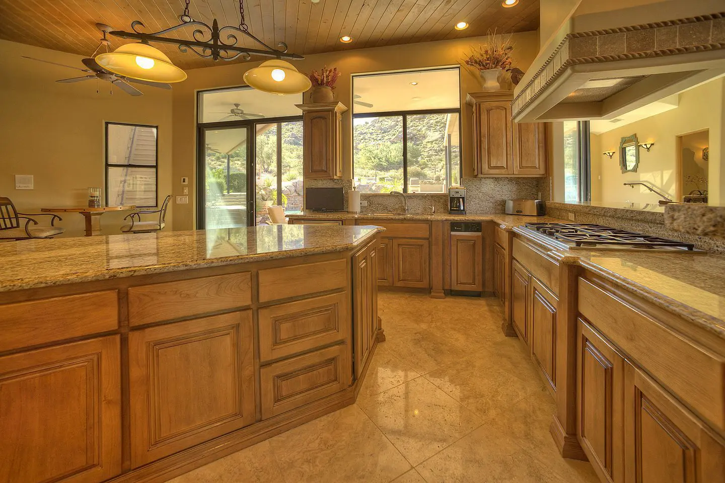 kitchen looking out