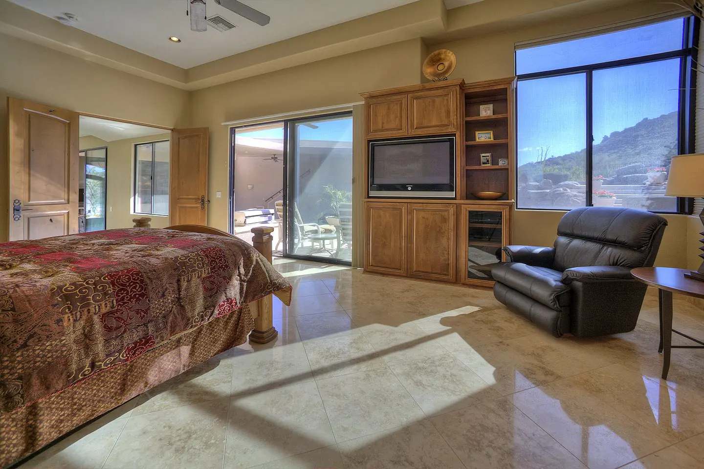 master bedroom looking out