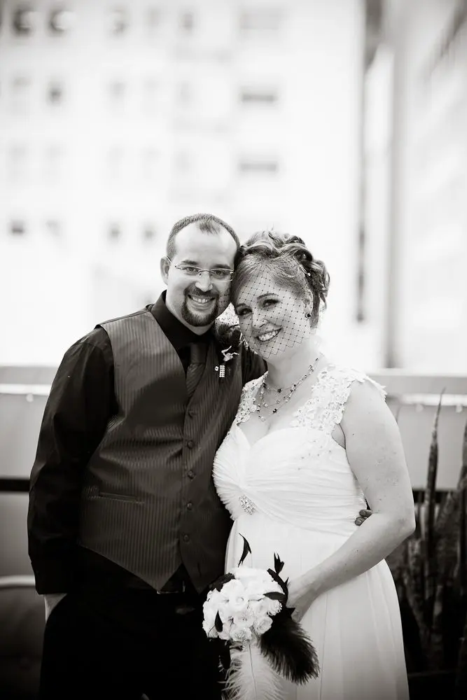 newly married couple
