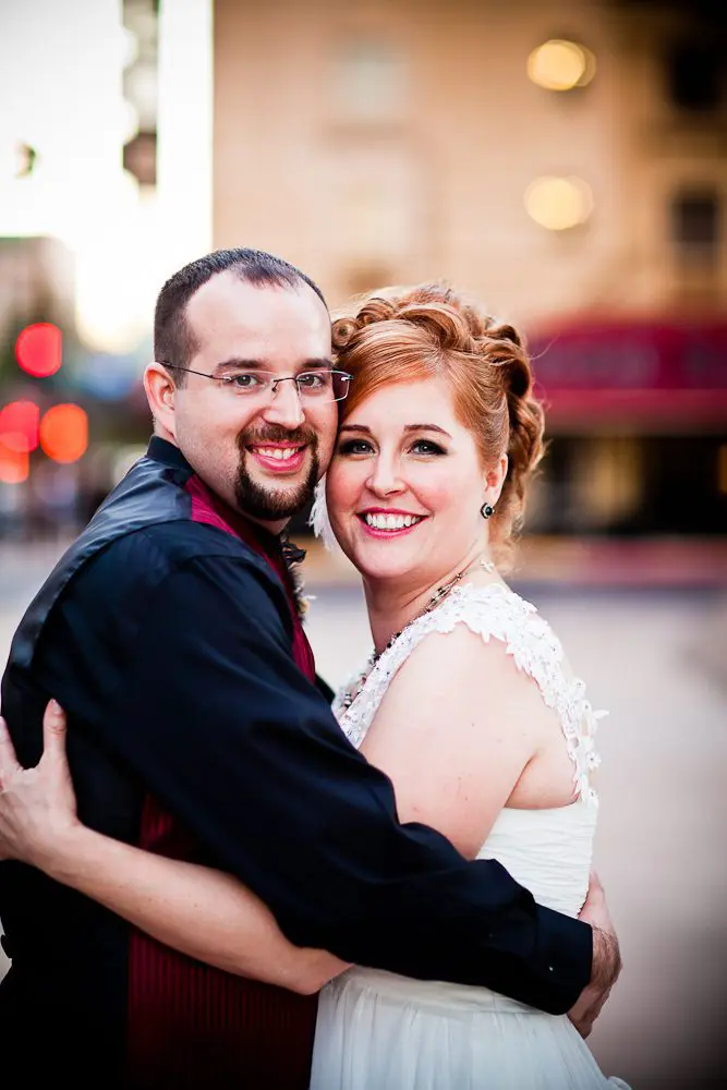 cute wedding portraits