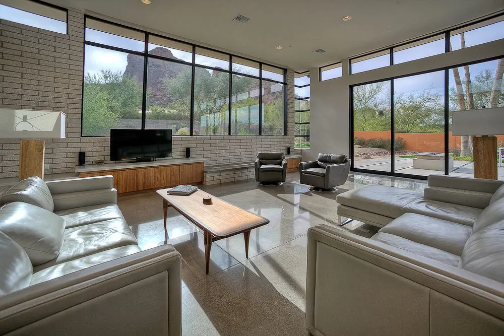 living room with amazing views