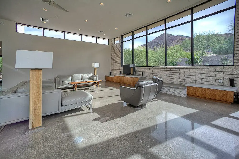 open concept living room