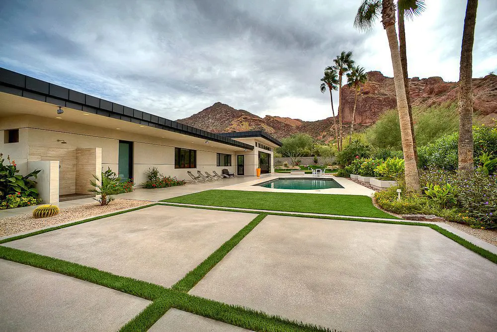 view from opposite side of the yard