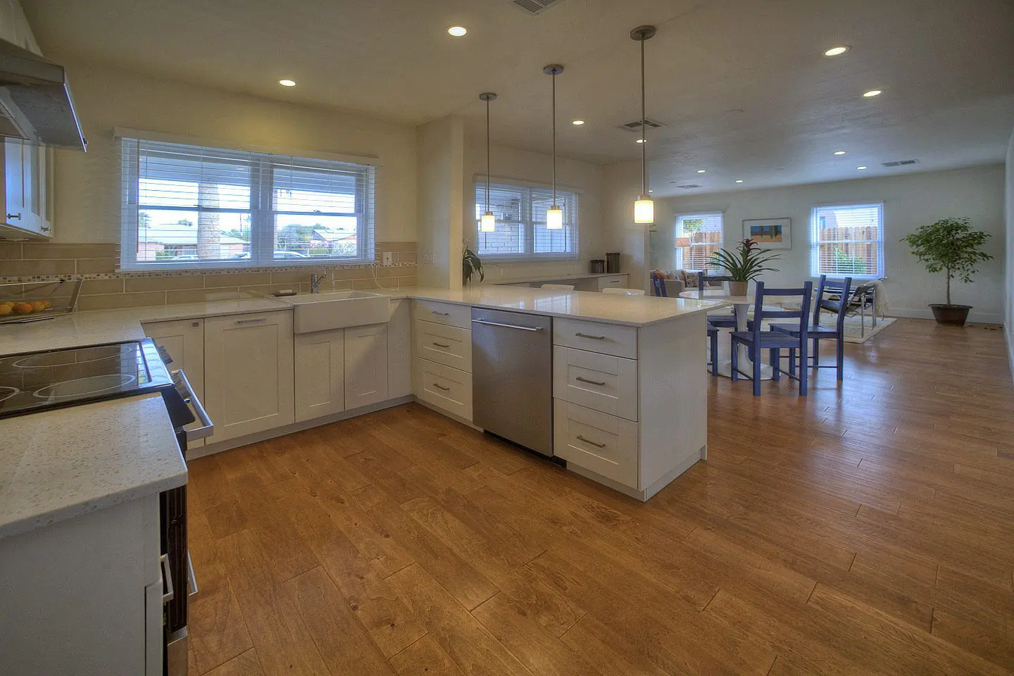 open concept kitchen