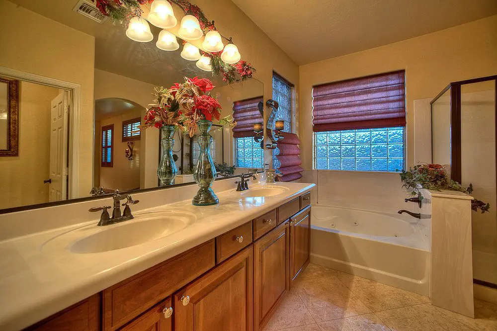 master bath double sink