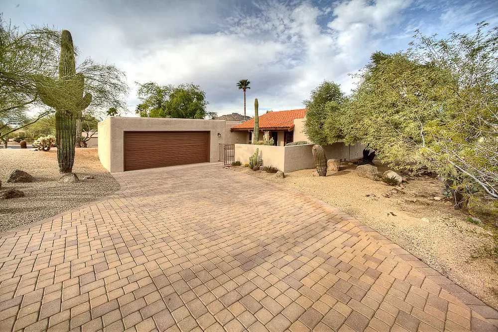 View from the driveway