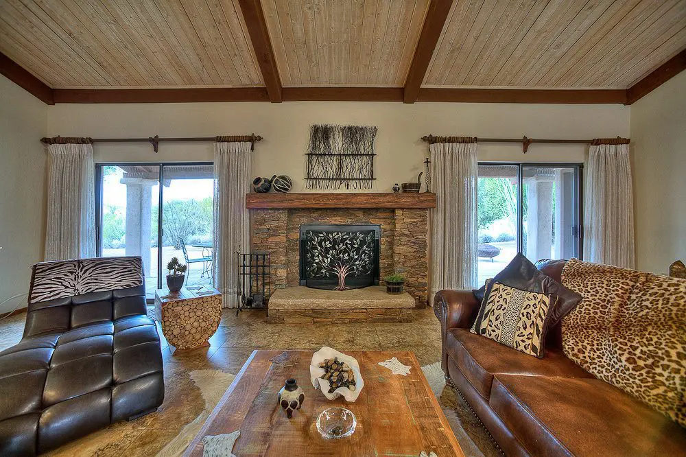 beautiful custom fireplace