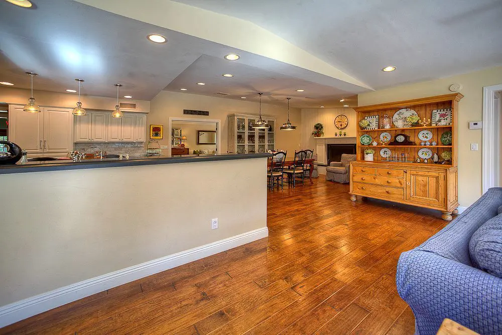 kitchen from the family room