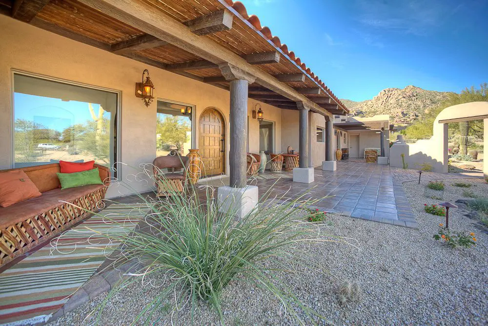 ranch style front porch