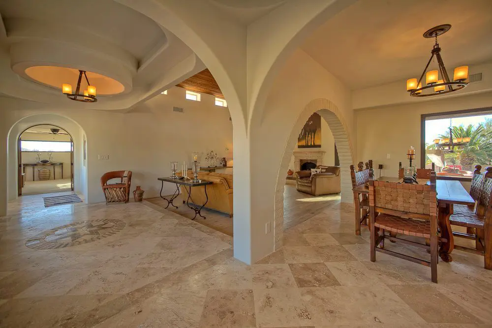 arched hallway