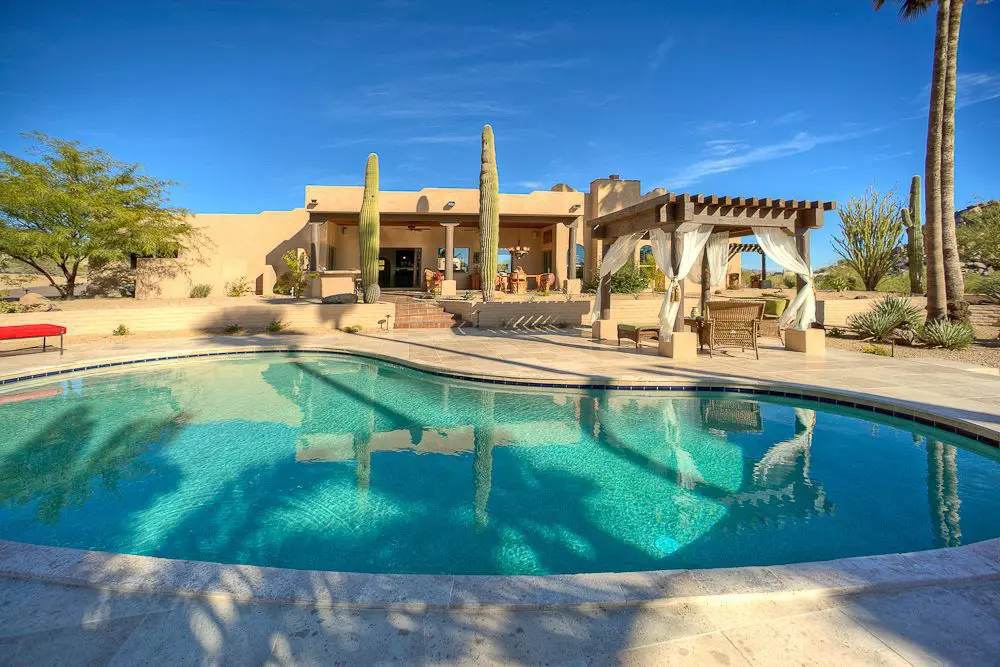 pool and great entertaining area