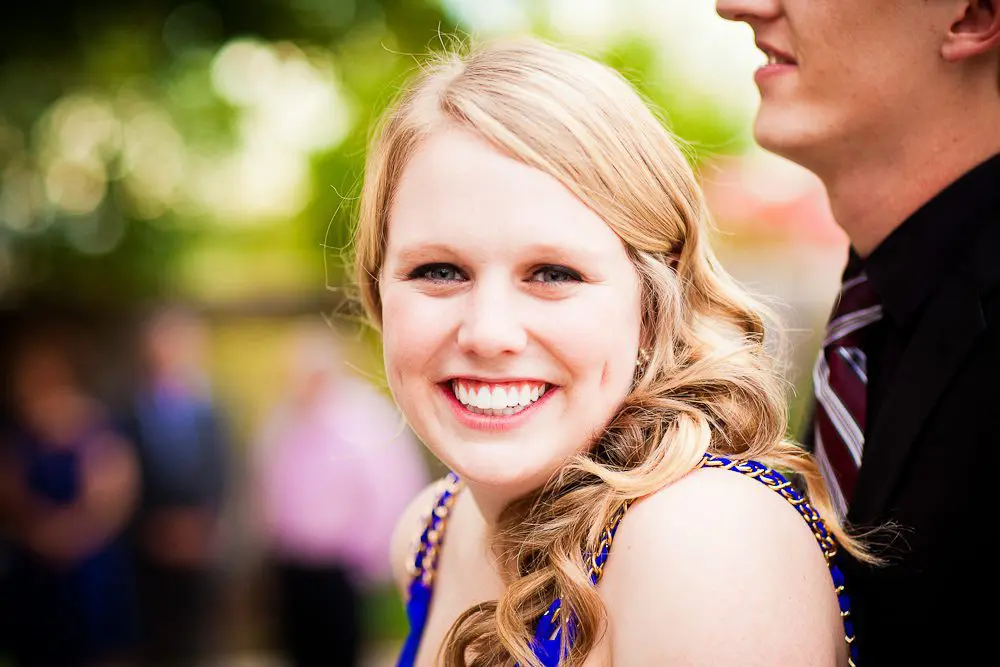 a guest smiling
