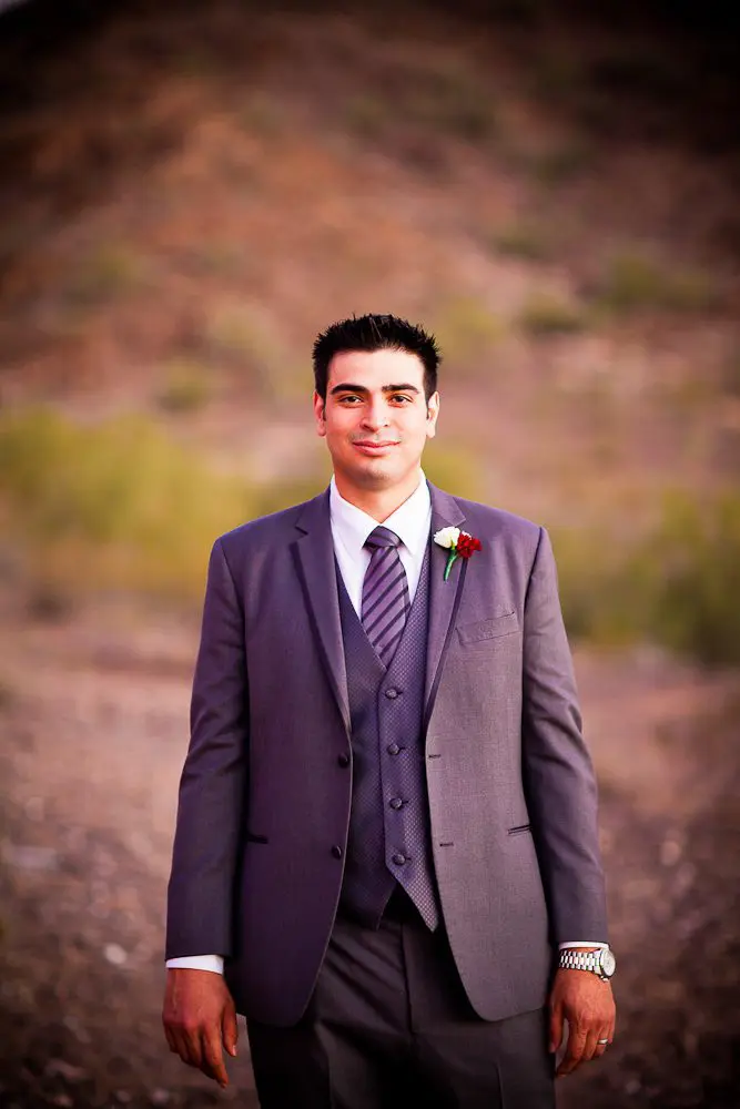 portrait of the groom