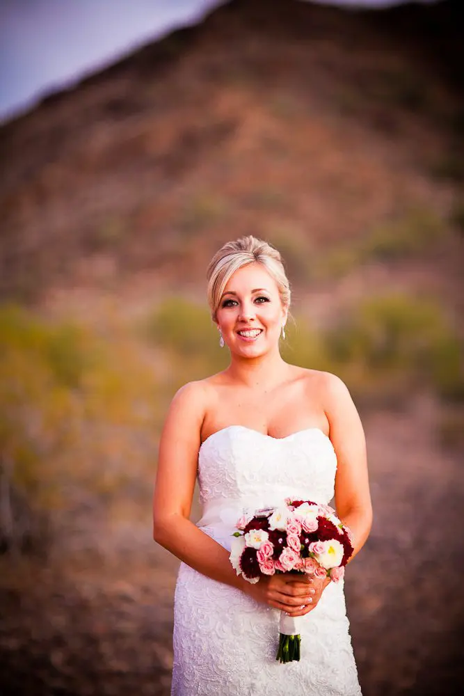 portrait of the bride