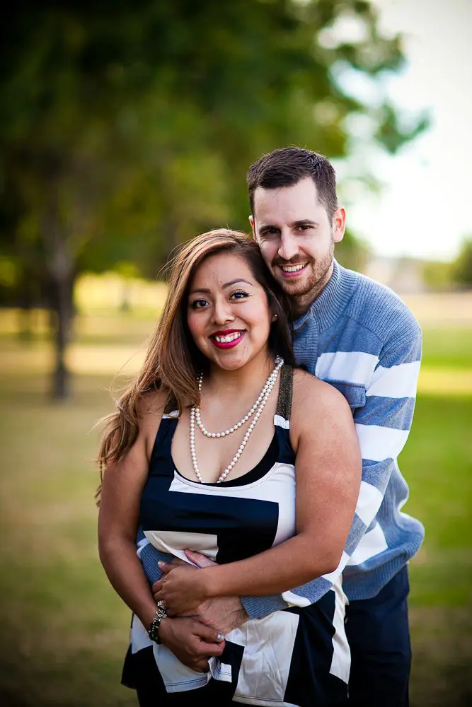 fun portrait at the park