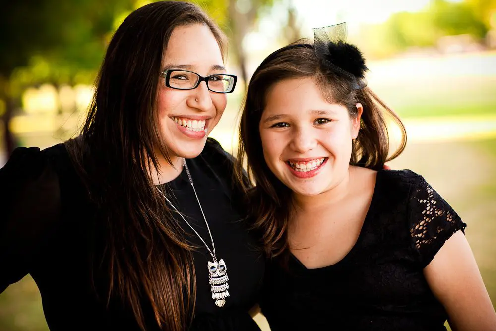 mother and daughter