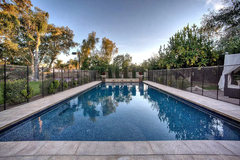 the pool
