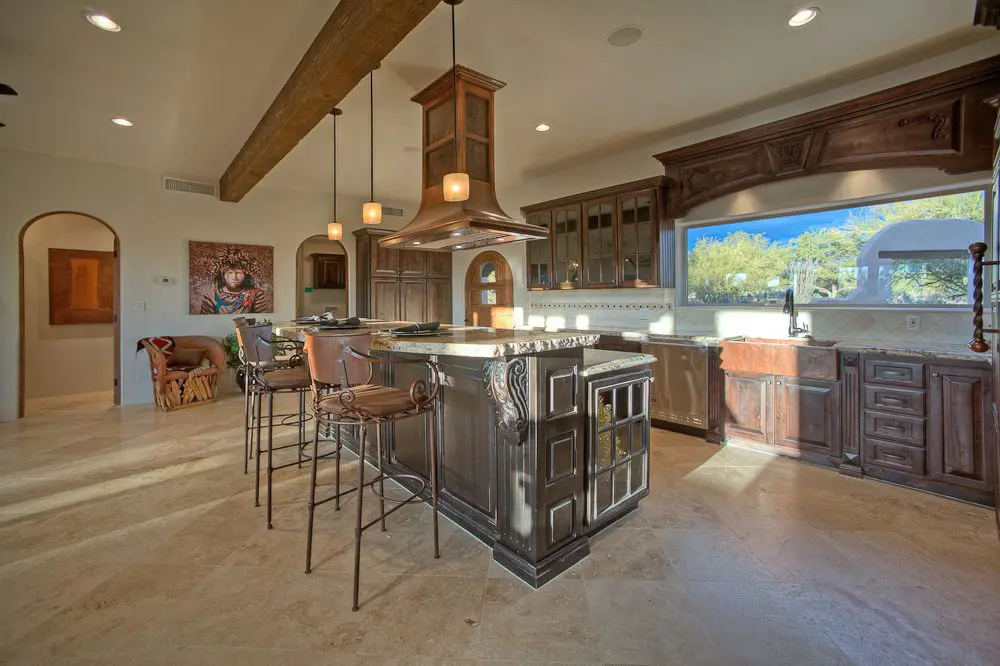kitchen looking towards dining area