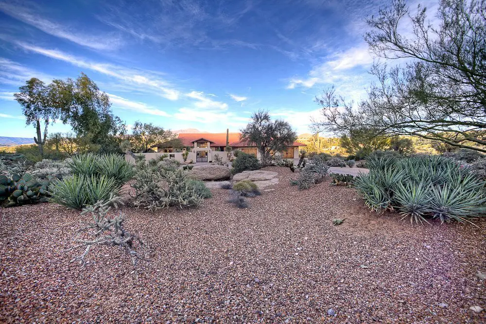 front yard from the street