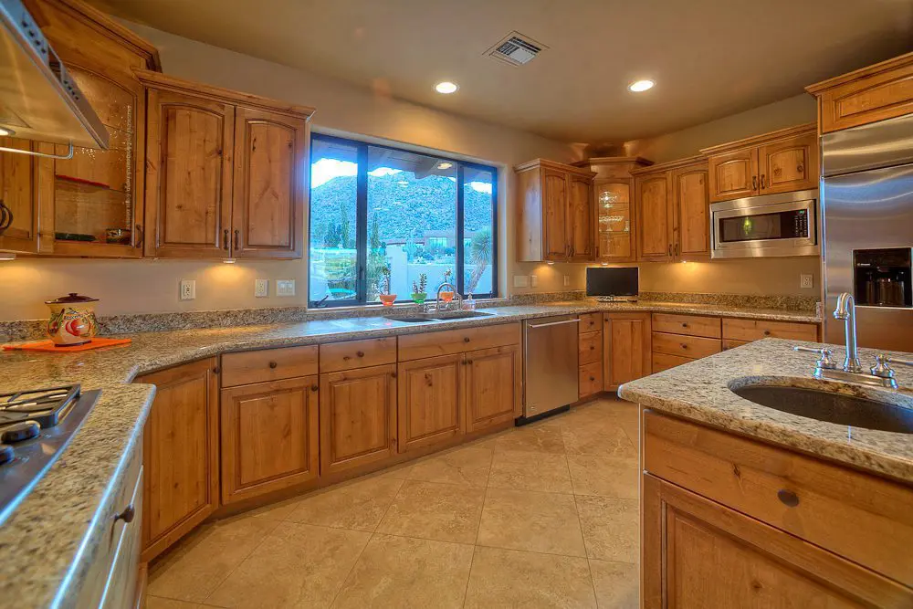 kitchen with views