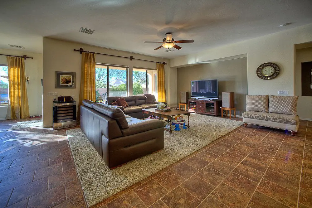 the family and tv room