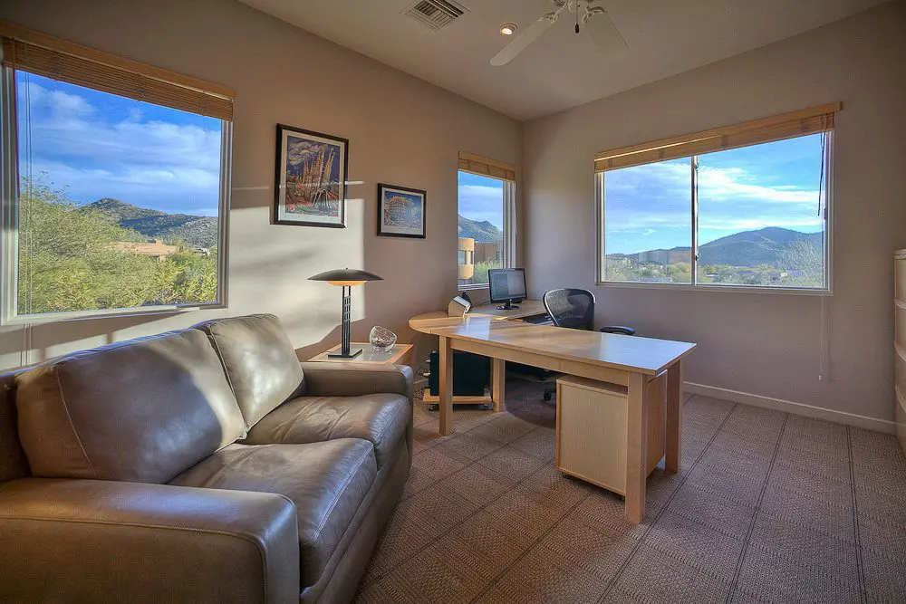 the office or den area