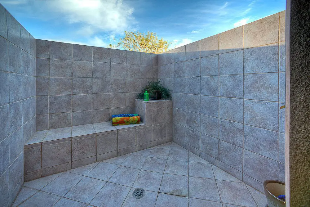 outdoor shower