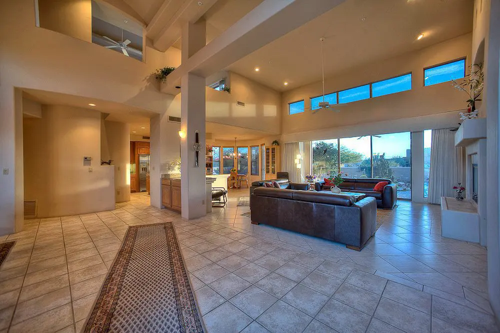 view from the front door
