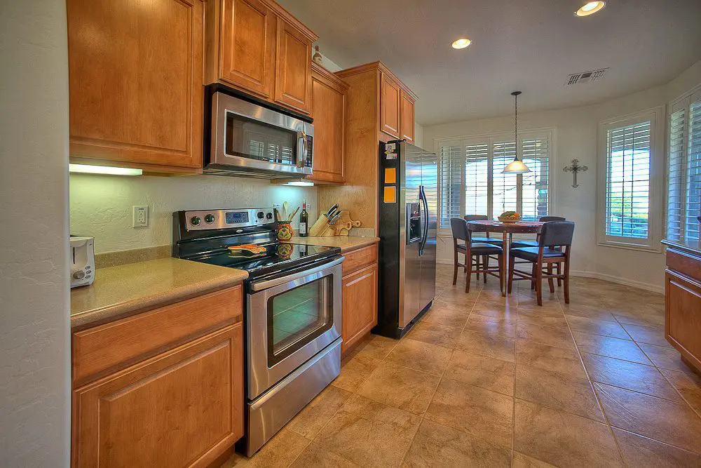 the kitchen appliances