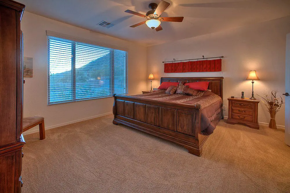 master bedroom with great views