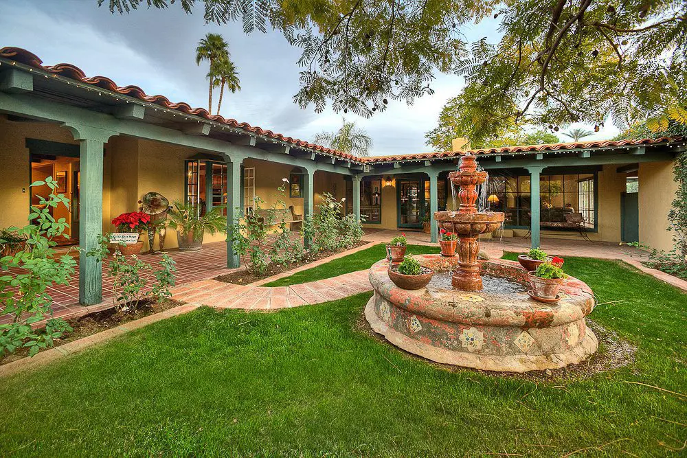 beautiful spanish fountain