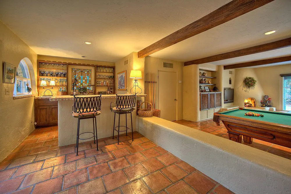 bar in the family room