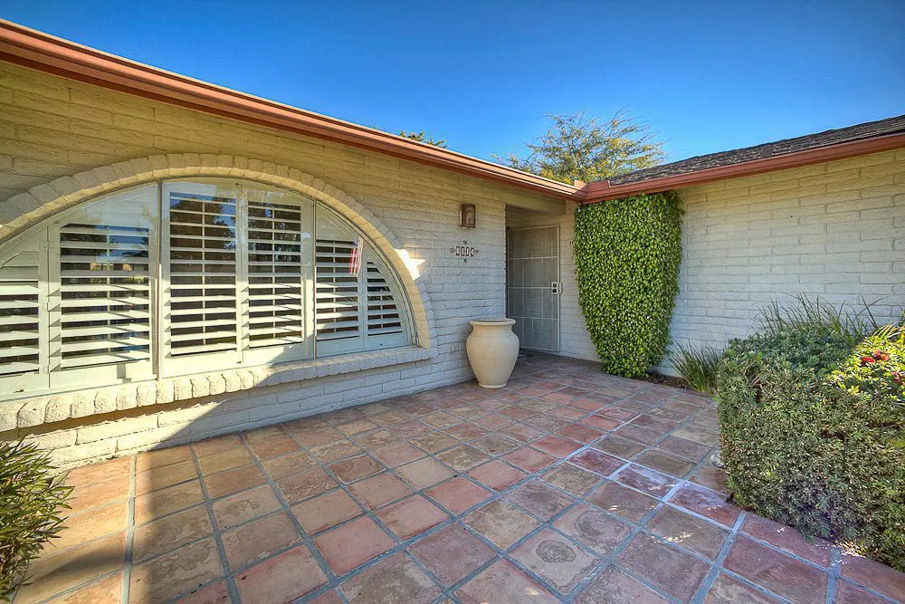 front patio area