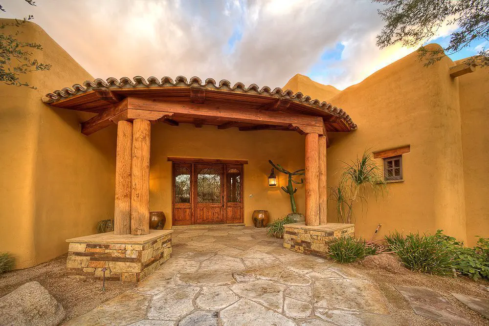 the front door
